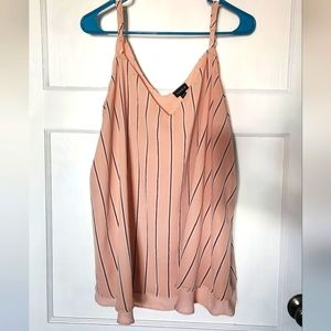 Torrid Pink Striped Tank